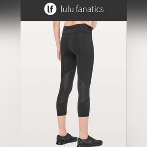 GUC Lululemon Pace Rival Crop Full-On Luxtreme 22" Black 8 $88